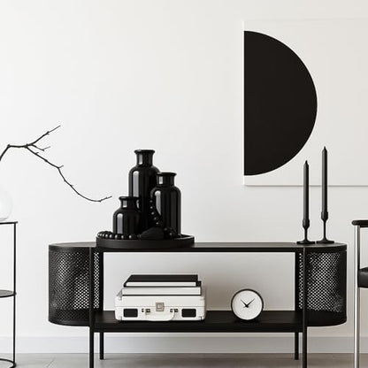 5 Pcs Coffee Table Decor Set, Black - color: Black