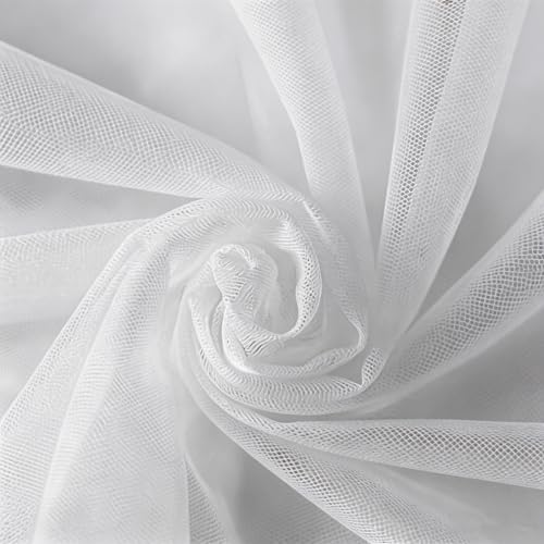4-Opening Mosquito Net Bed Canopy with 66ft LED Lights, White - color: White+lights
