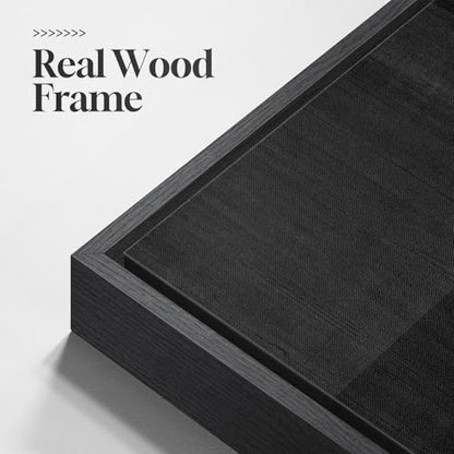 Large Framed Black Beige Neutral Abstract Wall Art, 1 Piece Vertical 30x60 - color: Black & Beige B, size: 60"L x 30"W