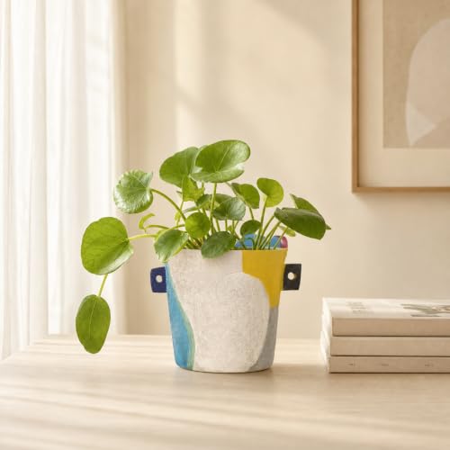 Abstract Face Planter Pot, Plant Pot for Indoor and Outdoor Plants - color: 4