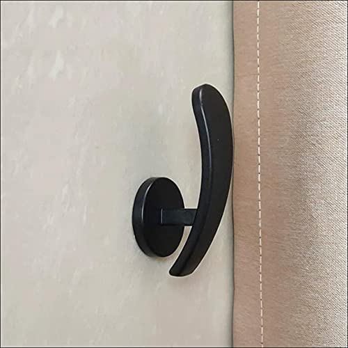 Non-Trace Stick Cute Wall Storage Holder No Drill Curtain Tieback - color: Brass