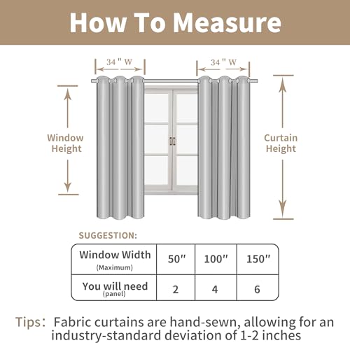 LAMIT Short Linen Window Curtains 30 Inches Long 2 Panels, 34 x 30 Inch - color: Beige, size: 34"W x 30"L (Pack of 2)