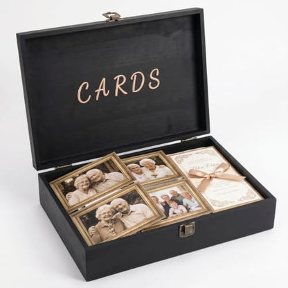 Yousoontic 2027 Senior Memory Keepsake Box and DIY Accessories,Black - color: Black