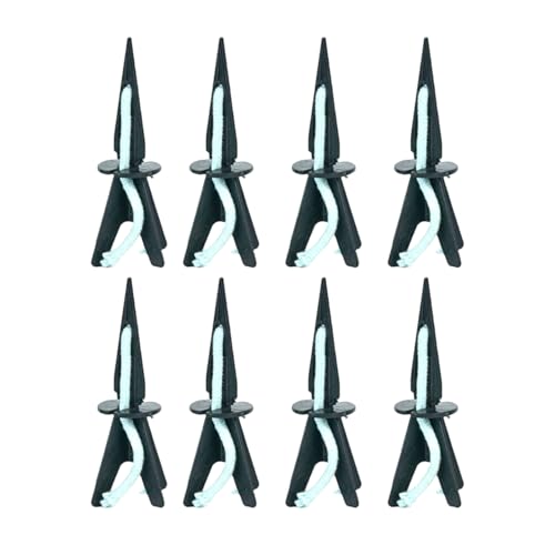 GreenShip 8 Pack Self Watering Planter Insert Watering Spikes, Watering Stakes with Wicking Rope, Plant Spikes for Indoor Outdoor Plants, Vacation Plant Watering Device for Planter Height 4.7" to 12" - size: Small（8 Pack）