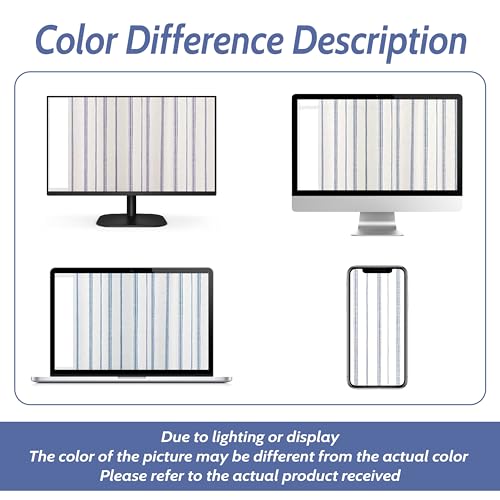 DriftAway Farmhouse Double Layer Linen Blackout Tie Up Curtains Thermal Insulated Vertical Striped Fully Lined Balloon Roman Shade Bathroom Window Adjustable Rod Pocket 45 Inch by 63 Inch Navy - color: Navy Blue, size: 45"W x 63"L (Pack of 1)