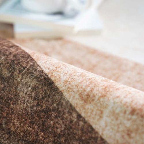 3x6 Washable Geometric Area Rug - Non-Slip Backing Hallway Rugs Tan Beige - color: Tan Beige, size: 3' x 6' (Rectangular)