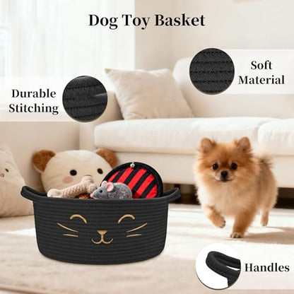 Large Cat Toy Basket, Gift Baskets Empty for Baby Shower,13" x 6" - size: 13"D x 6"H