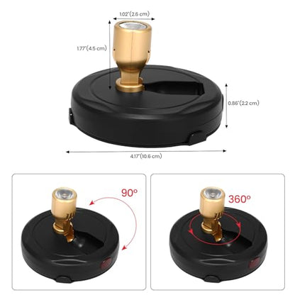 Wireless Spotlight Battery Operated, LED Picture Light - color: Black+Gold