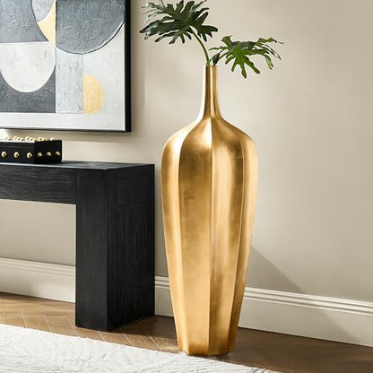 Z Gallerie 48" Accolade Floor Vase, Gold