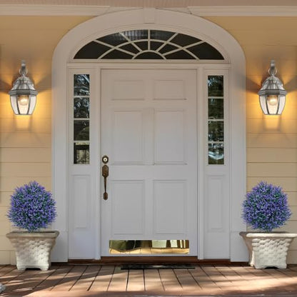 Solid Brass Outdoor Wall Light Fixtures, 12.6" - color: Brushed Nickel - 1 Pack, size: 12.6 inch