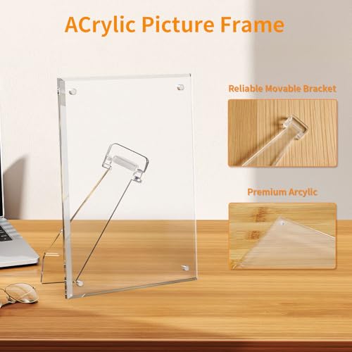 5x7 Acrylic Picture Frame 3 Pack - size: 5X7"-3Pack