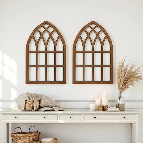 Sintosin Farmhouse Window Frames Wall Decor Living Room 20 x 32 inch