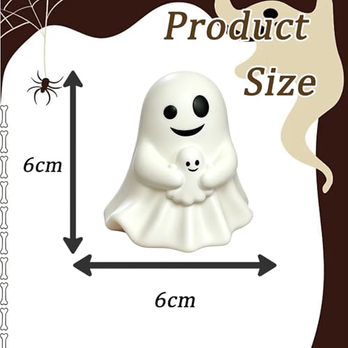 Halloween Ghost Figurine Spooky Mini Ghosts Statue - color: Styl 11