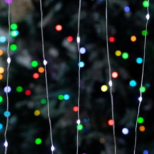 660FT 2000LEDs Fairy Lights Plug in,Silver Wire,Cool White - color: Cool White, size: 660FT 2000Leds