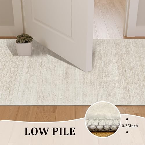 Valenrug 2x8 Runner Rug Non Slip, Washable Rug Runners for Hallways, Beige - color: 01-beige, size: 2' x 8' (Runner)