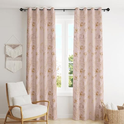 Ceramic Curtain Rods for Windows 66 to 120 Inch 1 Inch Adjustable - color: Black Black, size: 66"-120"