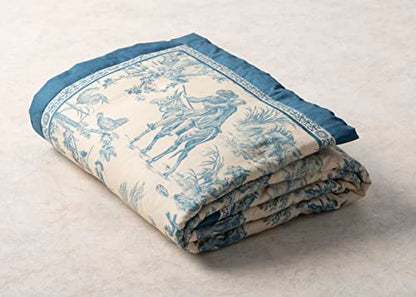 Maison d' Hermine Throw Blanket for Couch Lightweight Soft (60''X80'') - color: 001 - the Miller - Blue, size: 60"x80"