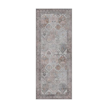 2x5 Runner Rug for Hallway Entryway Kitchen Rug Washable Runner Retro Grey - color: Retro Grey, size: 2' x 5' (Rectangular)