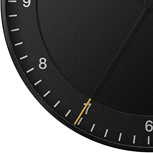 Braun Classic Mixed Analogue Wall Clock Home Gift Bundle with Silent Sweep Movement, Easy to Read, 30cm Diameter in Black + White, Model BC17B, BC17W (2 Pack) - size: 2 Pack Black/White
