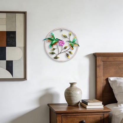 Newinhome Metal Hummingbird Wall Art Bird Decor - color: Hummingbirds