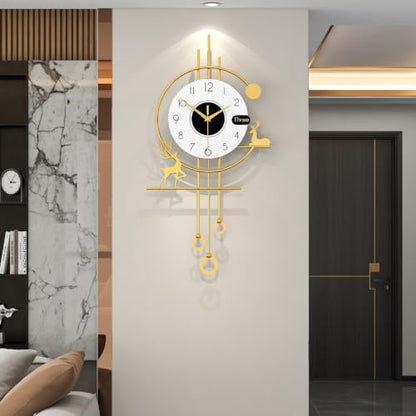 Modern Wall Clocks Battery Operated Silent Clock for Living Room - style: Casual