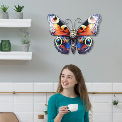 VEWOGARDEN Butterfly Wall Decor Large Outdoor Metal Wall Art - style: Butterfly