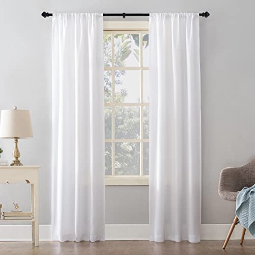 Thestoa Curtain Rods for Windows 46-78 Inch, 5/8"Black Curtain Rods 2 pack for Bedroom, Living Room, Outdoor Black - size: 32"-78"（2pack）