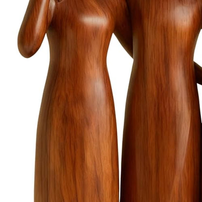 4 Sisters Friendship Resin Figurines Statue - Friend Birthday for Women | Resin Friendship Decoration | Statue Decor | for Display Desk Bedside Workplace Living Room Tea Table Dorm Apartment