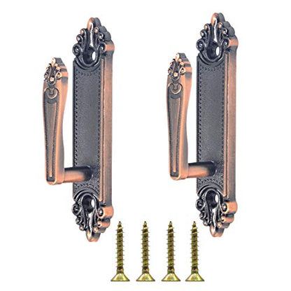 Ailejia 1 Pair Zinc Alloy Curtain Holdbacks Tassel Curtain Tieback Hooks Tieback Multi Use Wall Hook (Purple) - color: Purple