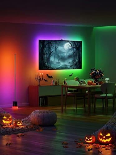 Govee Floor Lamp 2, RGBIC Smart Floor Lamp for Living Room, Bedroom - color: Black