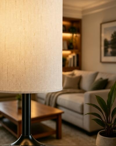 EZVALO Dimmable Cordless Table Lamp, Small Ambient Light with Timer - color: Black