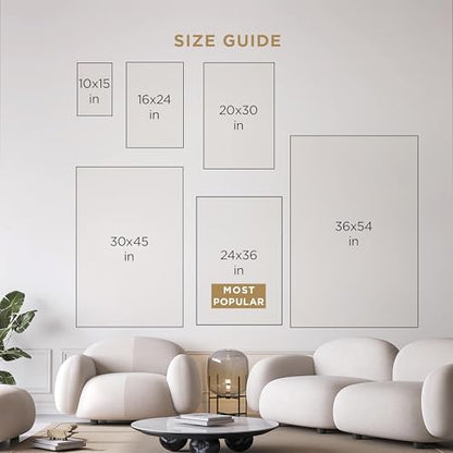 The Oliver Gal Artist Co. Abstract Wall Art Canvas - size: 30"L x 20"W, style: White Frame
