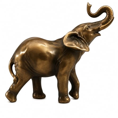 Comfy Hour 6.77 Inch Elephant Statue, Trunk Up Decor - size: 6.77