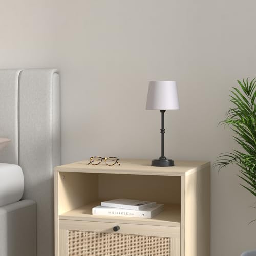 O'Bright Seraph Cordless Rechargeable LED Table Lamp, Black - color: Black