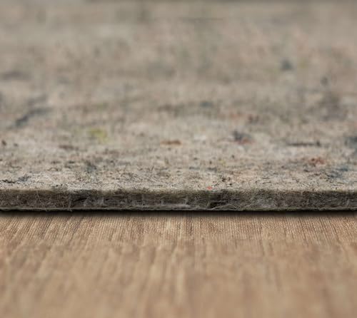 Mohawk Home Non Slip Rug Pad 5' x 8'- 1/4" Thick Felt + Latex Rubber Gripper - Dual Surface Cushion for Hardwood, Carpet, Tile Floors, Made in USA - size: 5' x 8' (Rectangular), style: 1/4 Inch Dual Surface Rug Pad