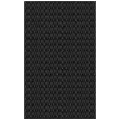 KOZYFLY 6x9 Washable Area Rug, Non Slip Living Room Rug, Black/Grey - color: Black/Charcoal Grey, size: 6' x 9' (Rectangular)