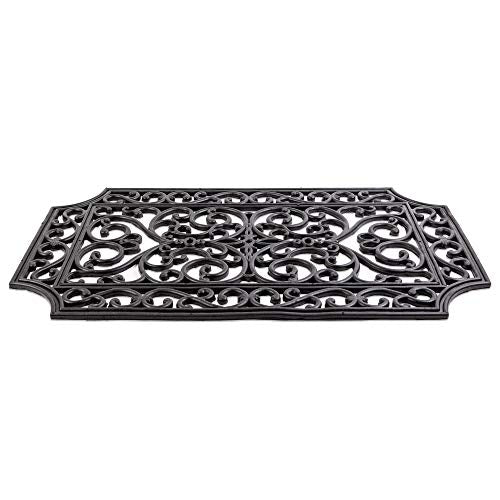 DII High Traffic All-Weather Rubber Doormat, 18x30, French Quarter - color: French Quarter, size: 1'6" x 2'6" (Rectangular)