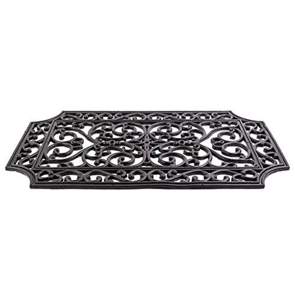 DII High Traffic All-Weather Rubber Doormat, 18x30, French Quarter - color: French Quarter, size: 1'6" x 2'6" (Rectangular)