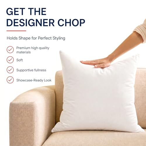 Foamily 12x20 Lumbar Pillow Inserts, White Pillows for Couch & Bed, 4 Pack - size: 12x20 Inch