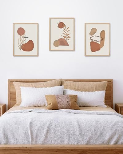 HesenDot Natural OAK Wood Crown of Thorns Framed Wall Art,12x16in - color: Christian Chrown of Thorns