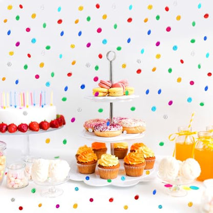 MARFOREVER Multicolor Sparkle Foil Confetti Glitter Round Confetti - style: Multicolor