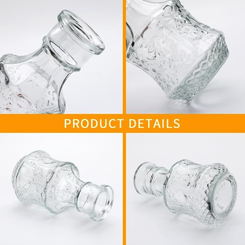 Small Glass Vases for Flowers, 32pcs Clear Mini Bud Vases in Bulk - color: Clear, size: 32 pcs