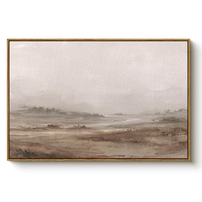 Bzstyleart Large Abstract Wall Art, Misty Wilds, 36 x 24 Inch - color: Misty Wilds, size: 36"L x 24"W