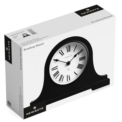 NEWGATE® Broadway Mantel Clock | Classic Napoleon’s hat Design | Asparagus Green | Roman Numerals | Traditional Style for Desk, Table top, Shelf or Bedside - color: Asparagus Green