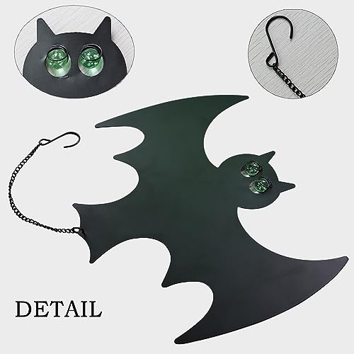 Bat Decor Halloween Party Indoor and Outdoor Supplies Bat Metal Wall Art