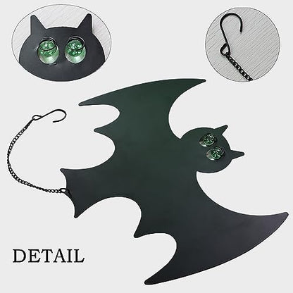 Bat Decor Halloween Party Indoor and Outdoor Supplies Bat Metal Wall Art