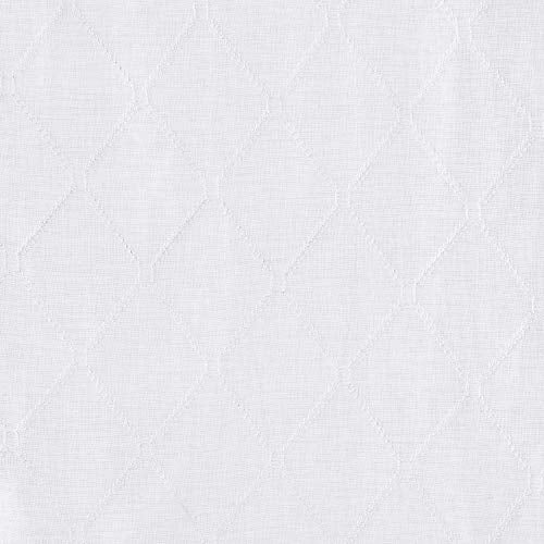 Madison Park Sheer Curtain Scarf for Kitchen, 1 Panels 50x216 White - color: White, size: 50"W x 216"L (Pack of 1)