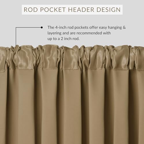 All Seasons Waterfall Window Valance, Antique Gold - 52"W x 36"L - color: Antique Gold