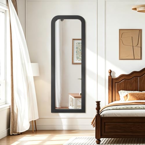 AAZZKANG Wall Mirror Full Length Rectangle Large Black Wood Framed 43"x14" - color: Black, size: 47"L x 16"W