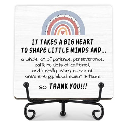 Rainbow Teacher Appreciation Gifts, Back To School Gifts for Students - color: Big Heart Teacher